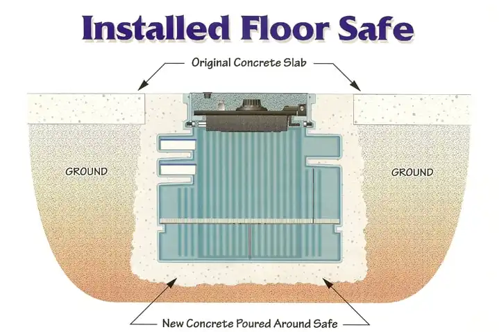 Hayman FS4000 Poly-Carbonate Floor Safe - Image 5
