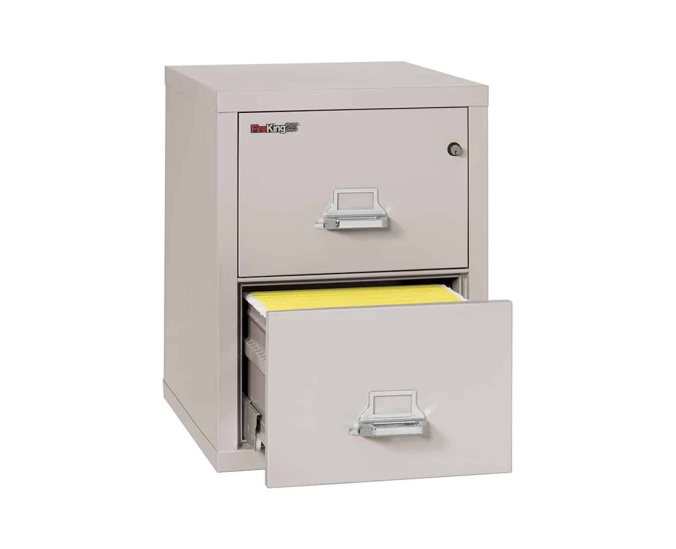 Fireking Vertical File Cabinet 2 1825 C 2 Dr Letter Bank Safe