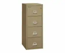 FireKing Vertical File Cabinet 4-2125-C (4 Drawer Legal)