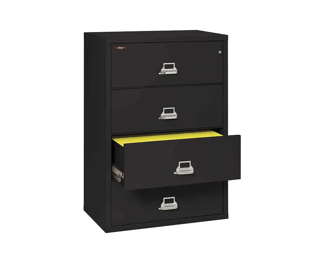 FireKing Lateral File Cabinet 4-3822-C (4 Drawer) - Image 2