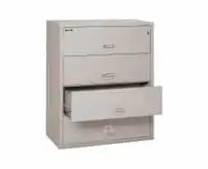 FireKing Lateral File Cabinet 4-4422-C (4 Drawer)