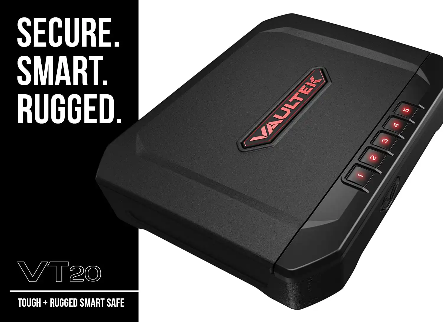 VAULTEK VT20-BK Bluetooth Smart Safe with Auto-Open Lid and Rechargeable Battery