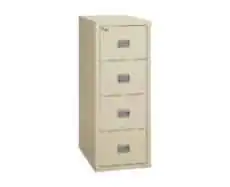 FireKing 4P1831-C 4 Drawer Patriot Vertical File Cabinet (Letter)