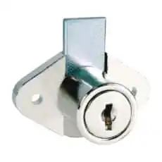 National 7/8 inch Nickel plated Drawer/Cabinet Lock NATC8803