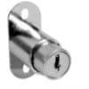 National 1 inch Push-In Cabinet/ Drawer Lock - Satin Chrome Finish C804326D