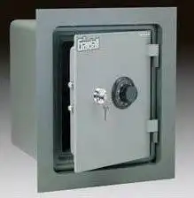Gardall WMS129-G-K Fireproof Wall Safe (with flange) with Key Lock