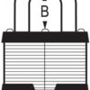MASTERLOCK 1-9/16in (40mm) Wide Laminated Steel Pin Tumbler Padlock, Keyed Alike MA3KA - Image 2