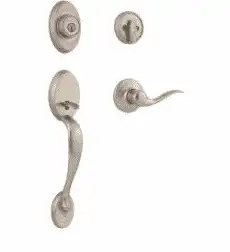 Kwikset Tustin Lever Single Cylinder Trim Set KWI966TNL15LH