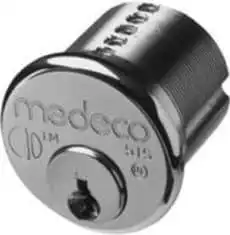 1 1/8"Medeco Mortise Cylinder-DL Keyway