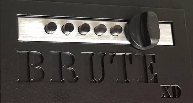 V-Line Brute XD Heavy Duty Large Pistol Safe with Heavy Duty Lock Cover 1394-S-FBLK XD - Image 3