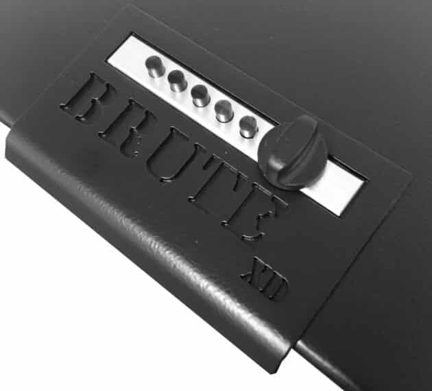 V-Line Brute XD Heavy Duty Large Pistol Safe with Heavy Duty Lock Cover 1394-S-FBLK XD - Image 2