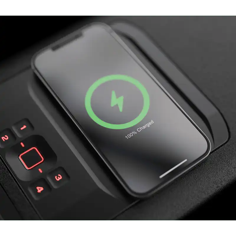 Vaultek Smart Station Multi-Functional Slider Safe with Wireless Phone Charger - Image 3
